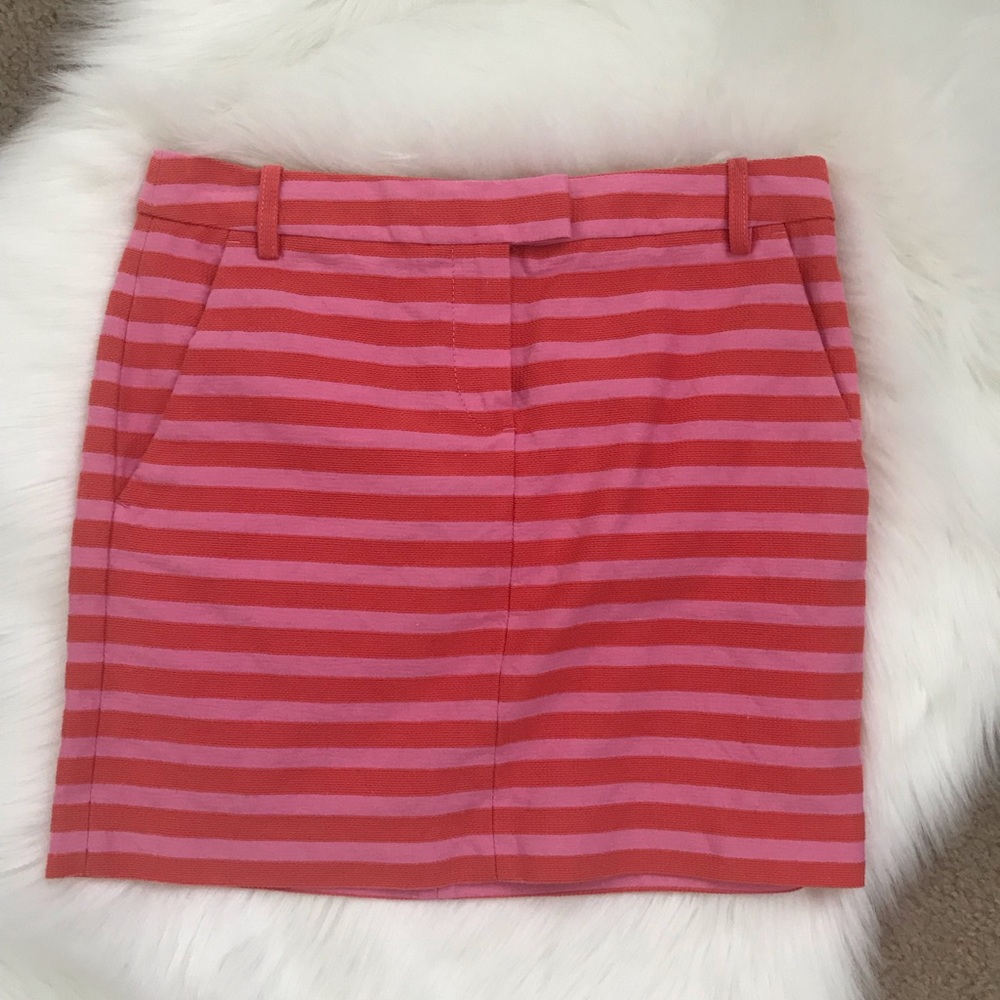 J. Crew Stripe Miniskirt!